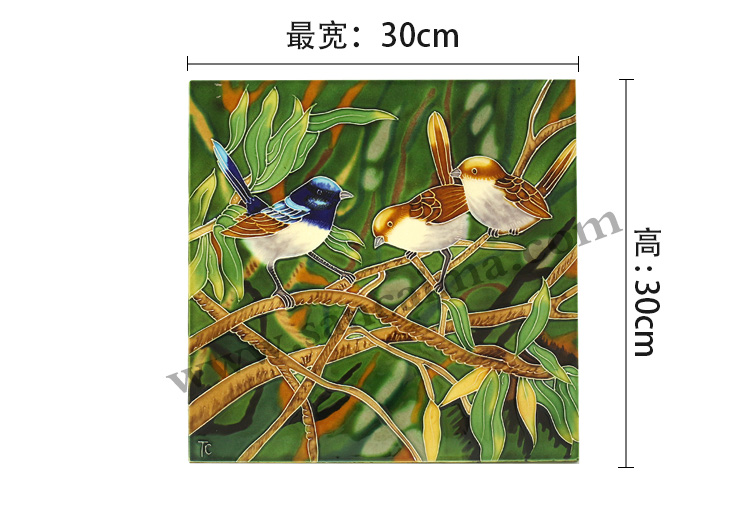 家居裝飾動物瓷板畫 家居裝飾動物瓷板畫