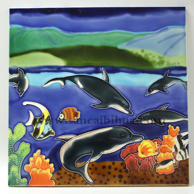 海洋生物瓷板畫 海洋生物瓷板畫