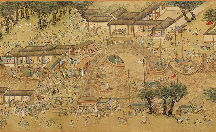 清明上河圖瓷板畫 清明上河圖瓷板畫